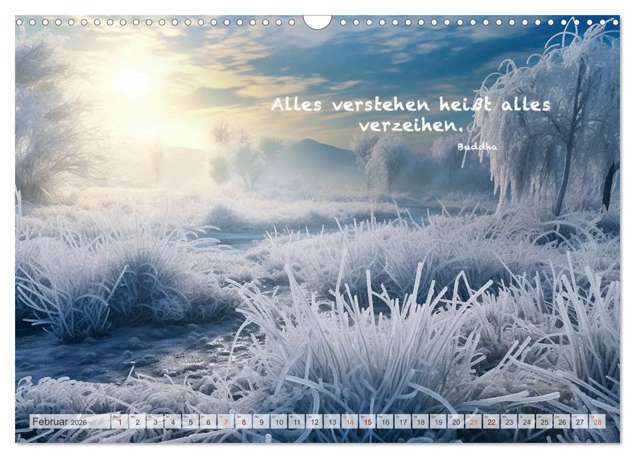 Bild: 9783457531679 | Meditation und innerer Frieden (Wandkalender 2026 DIN A3 quer),...